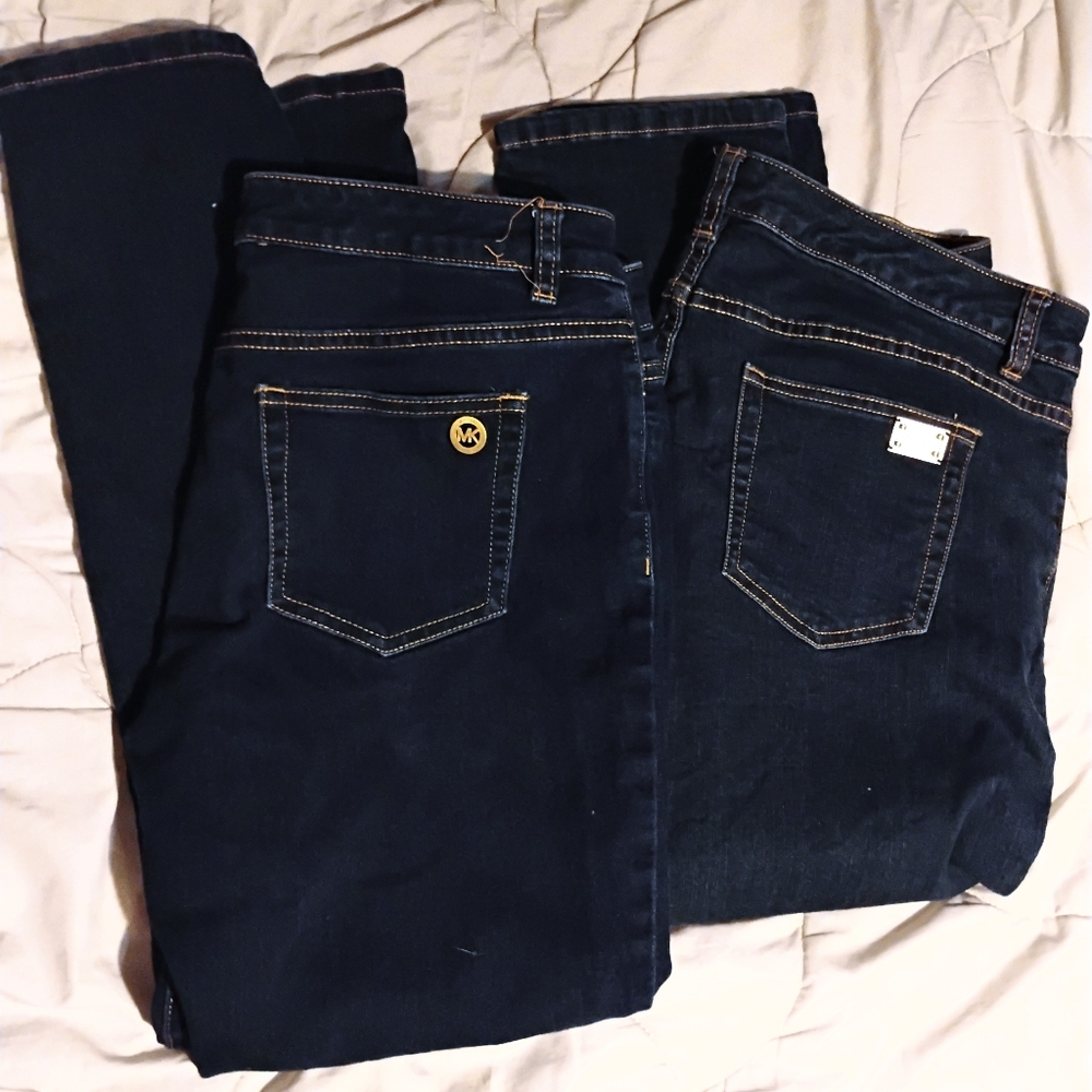 (2) "Michael Kors" Skinny Jeans - 10